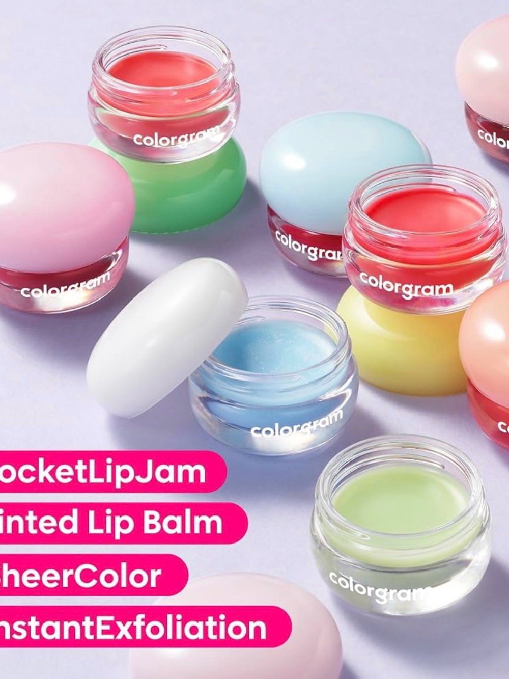 COLORGRAM TINTIN DORY LIP JAM 06 CHERRY JAM - Picture 3 of 7